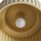 Elowen Cream Drum Semi Flush Mount Ceiling Light