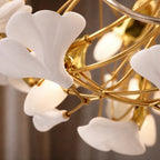 Ginkora Leaf Sculptural Chandelier Light