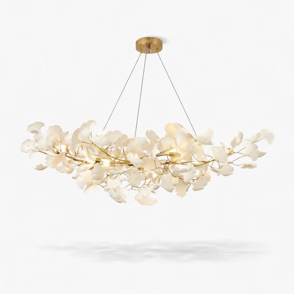 Ginkora Leaf Sculptural Chandelier Light