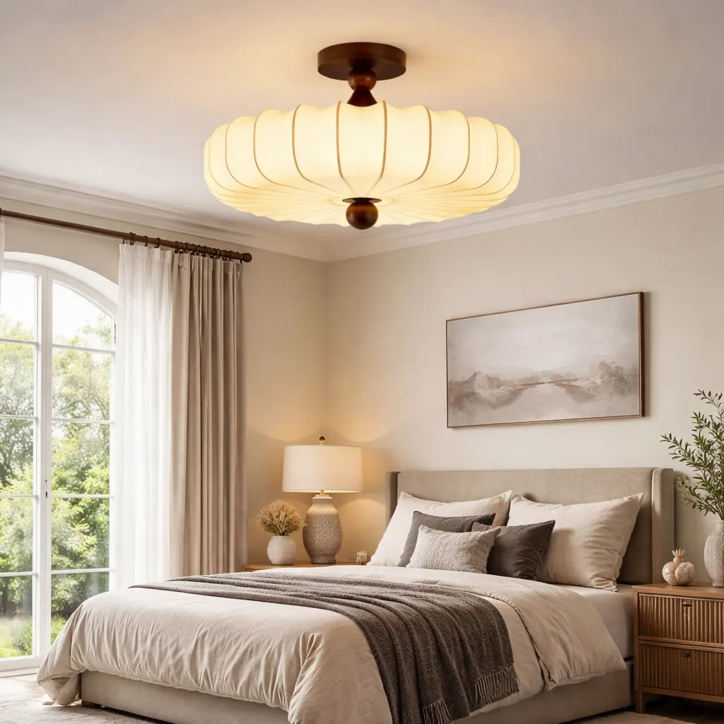 Hanami Semi-Flush Mount Ceiling Light