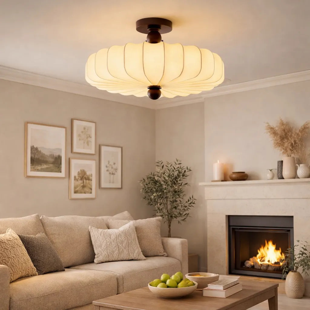 Hanami Semi-Flush Mount Ceiling Light