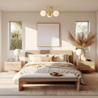 Kelven Orbital Glass Globe Ceiling Fixture