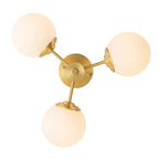 Kelven Orbital Glass Globe Ceiling Fixture