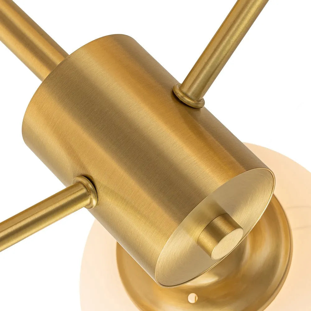 Kelven Orbital Glass Globe Ceiling Fixture