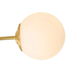Kelven Orbital Glass Globe Ceiling Fixture