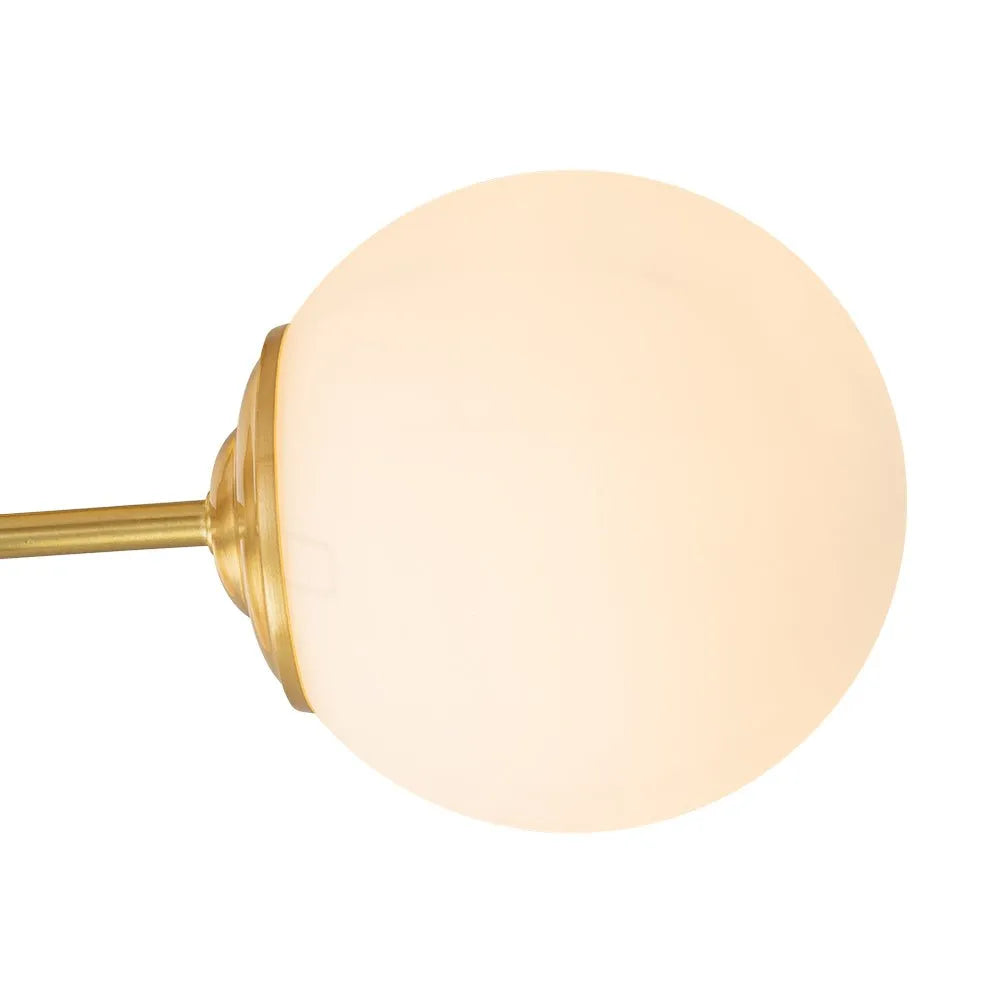 Kelven Orbital Glass Globe Ceiling Fixture