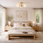 Kelven Orbital Glass Globe Ceiling Fixture