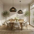 Handwoven Rattan Pendant Light