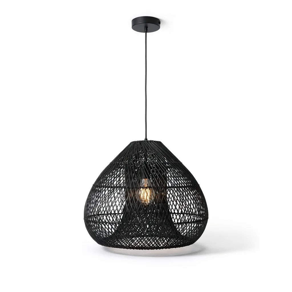 Handwoven Rattan Pendant Light