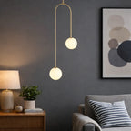 Minimal Glass Globe Pendant Light