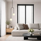 Minimal Glass Globe Pendant Light