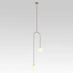 Minimal Glass Globe Pendant Light