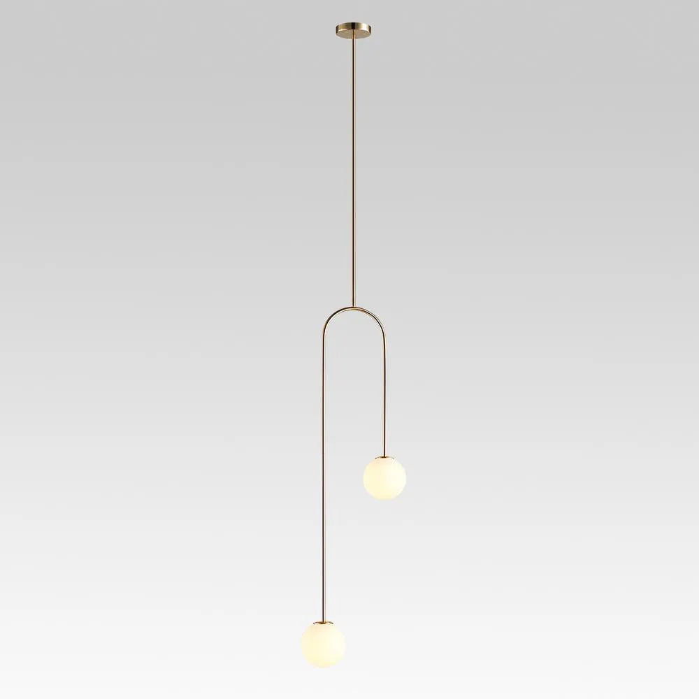 Luma Minimal Glass Globe Pendant Light