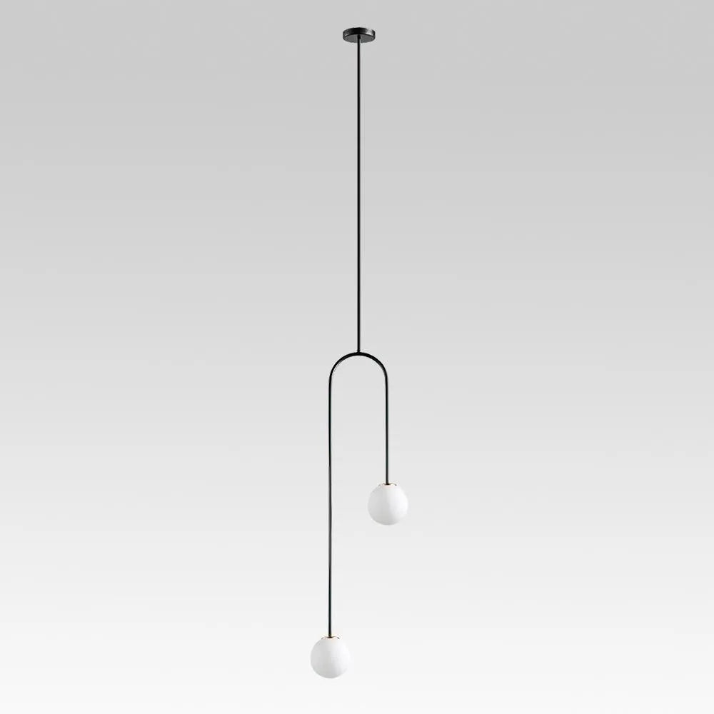 Luma Minimal Glass Globe Pendant Light