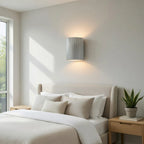 Luma Ribbed Contemporary Wall Sconce
