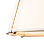 Mirel Sculpted Linen Ceiling Light