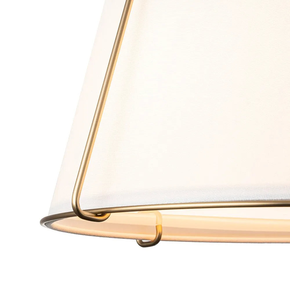 Mirel Sculpted Linen Ceiling Light