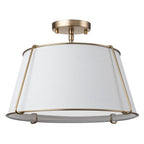 Mirel Sculpted Linen Ceiling Light