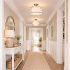 Mirel Sculpted Linen Ceiling Light