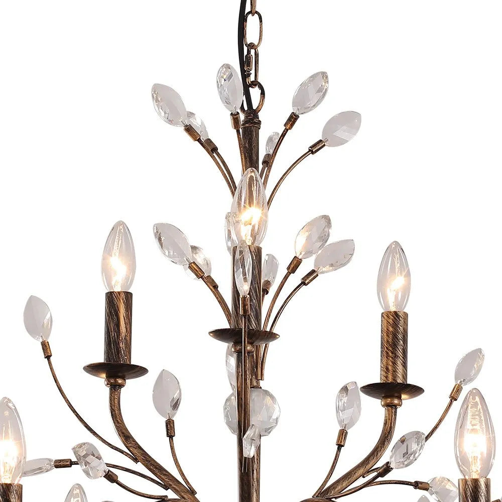 Crystal Candle Chandelier Light