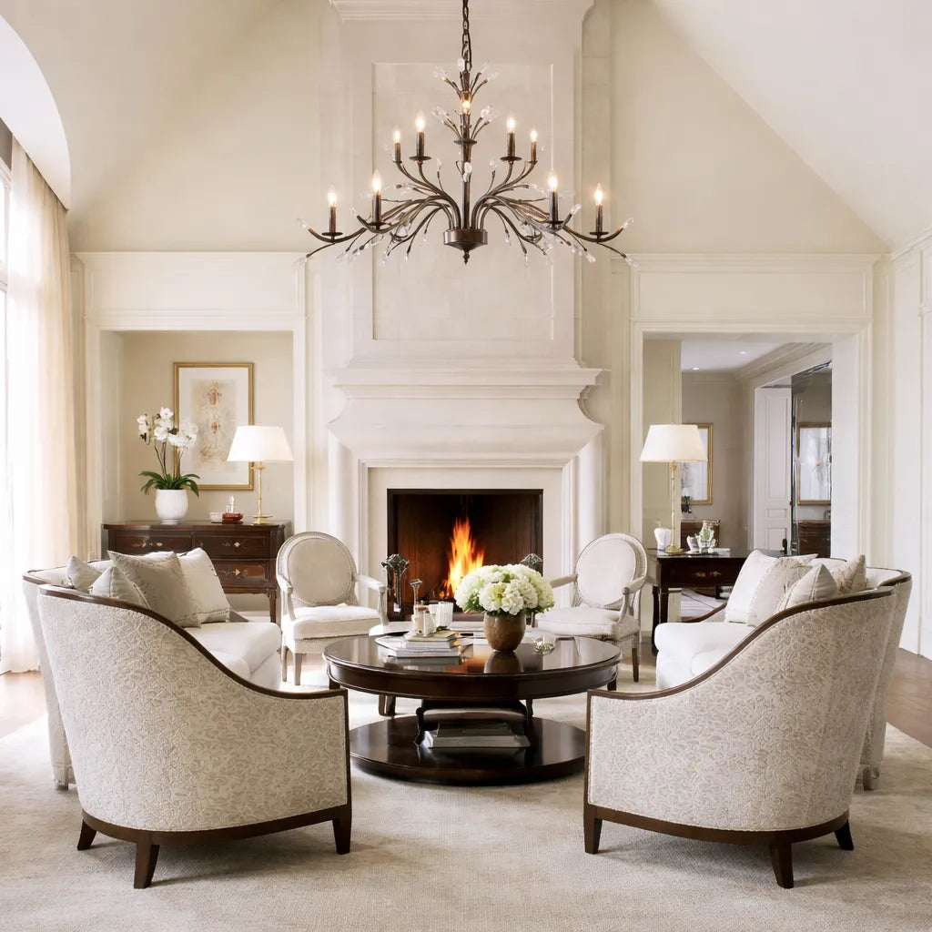 Crystal Candle Chandelier Light