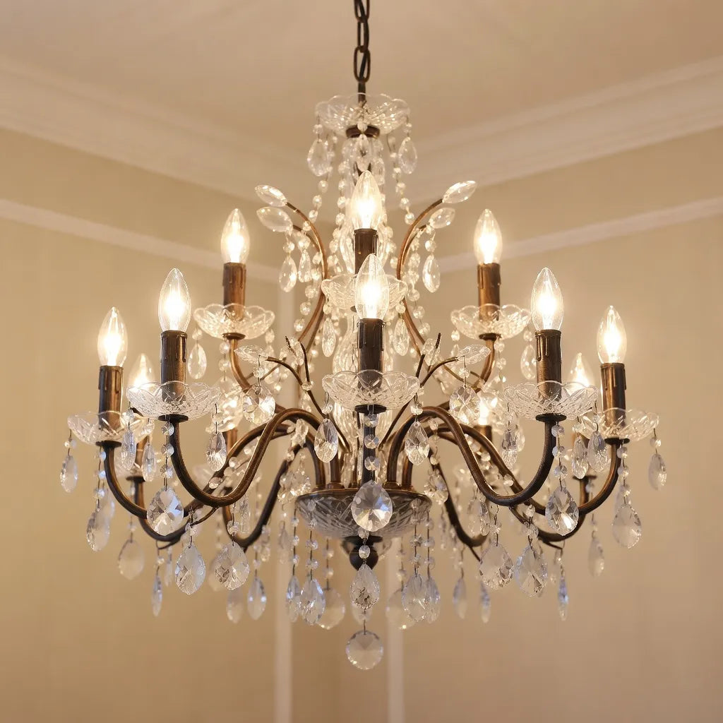 Crystal Candle Chandelier Light