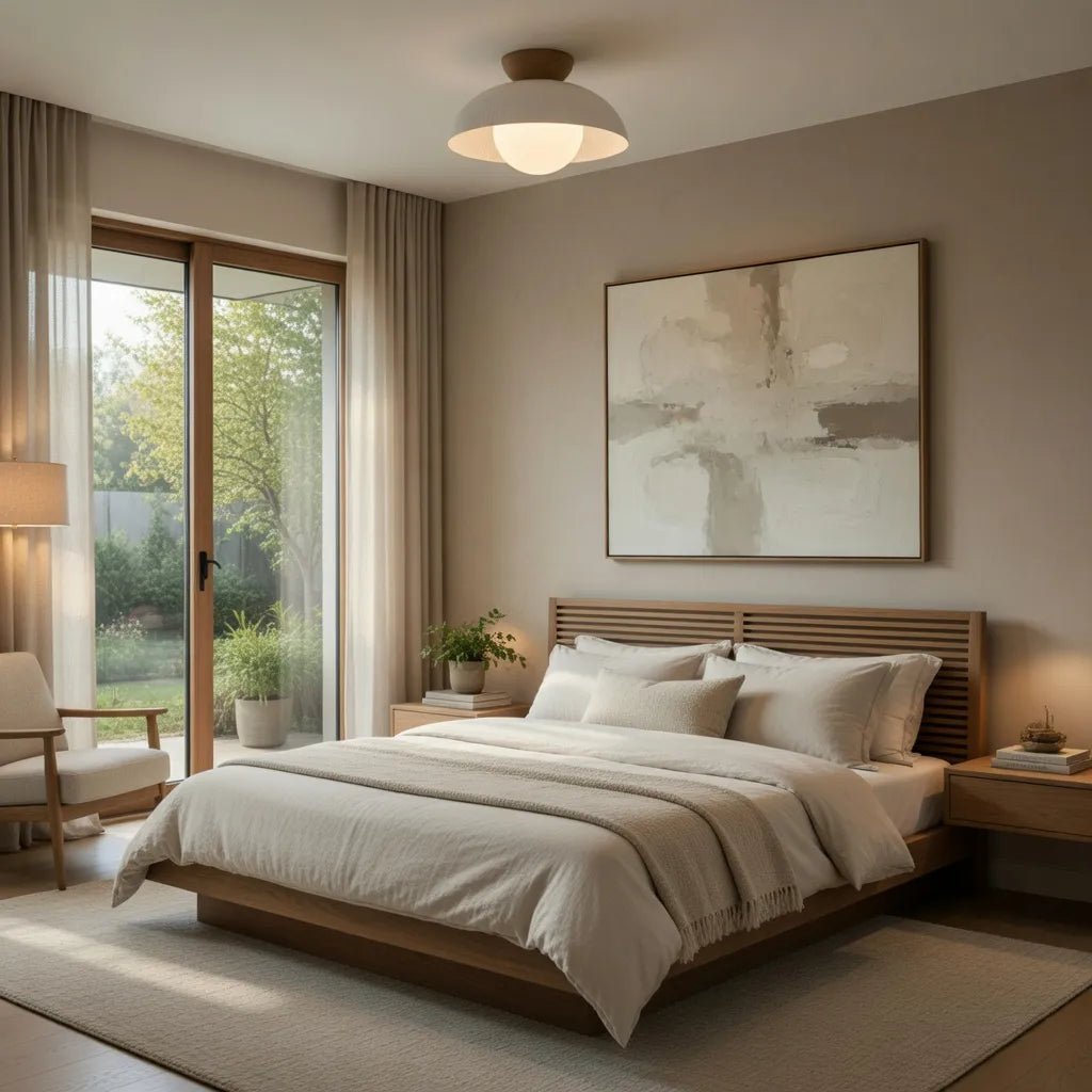 Noma Minimal Iron Ceiling Light