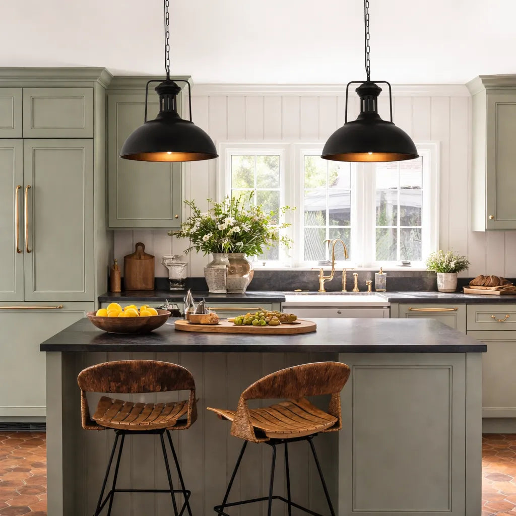 Orin Industrial Dome Pendant Light