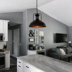 Industrial Dome Pendant Light
