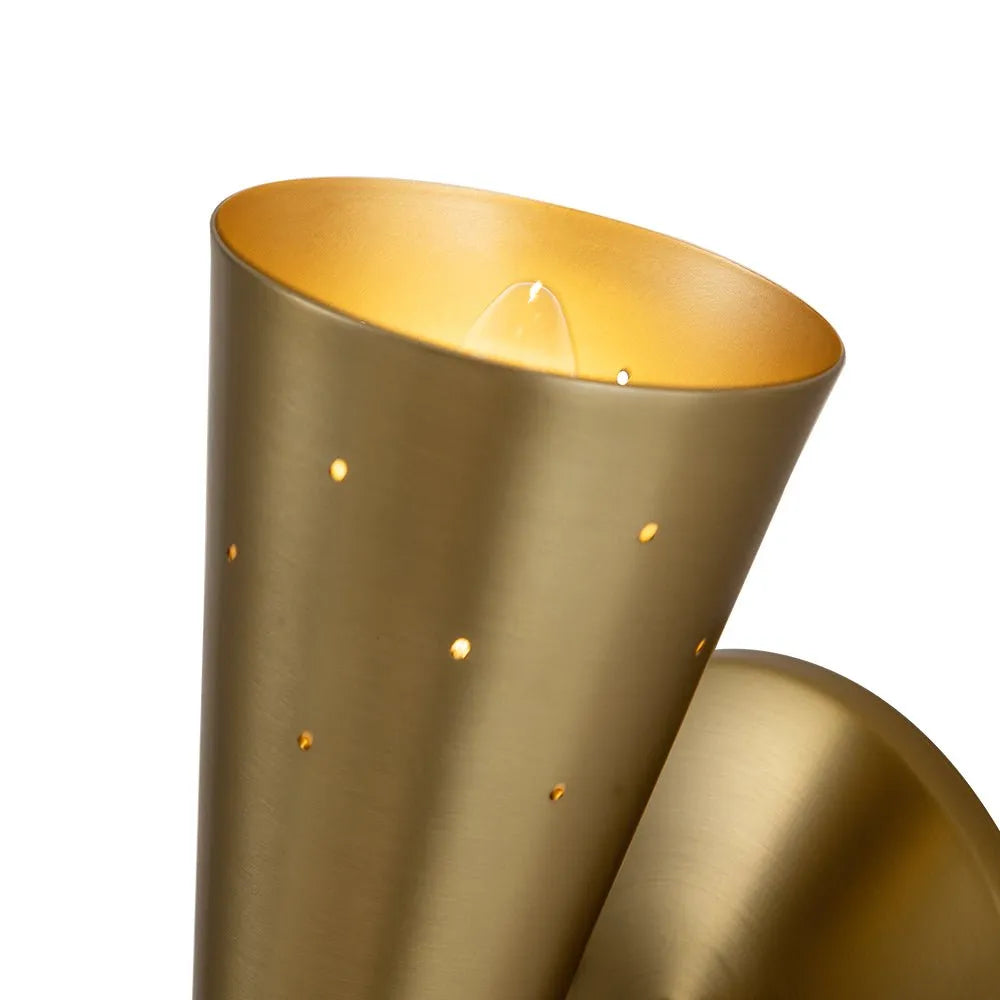 Orvella Hourglass Dual-Light Wall Sconce