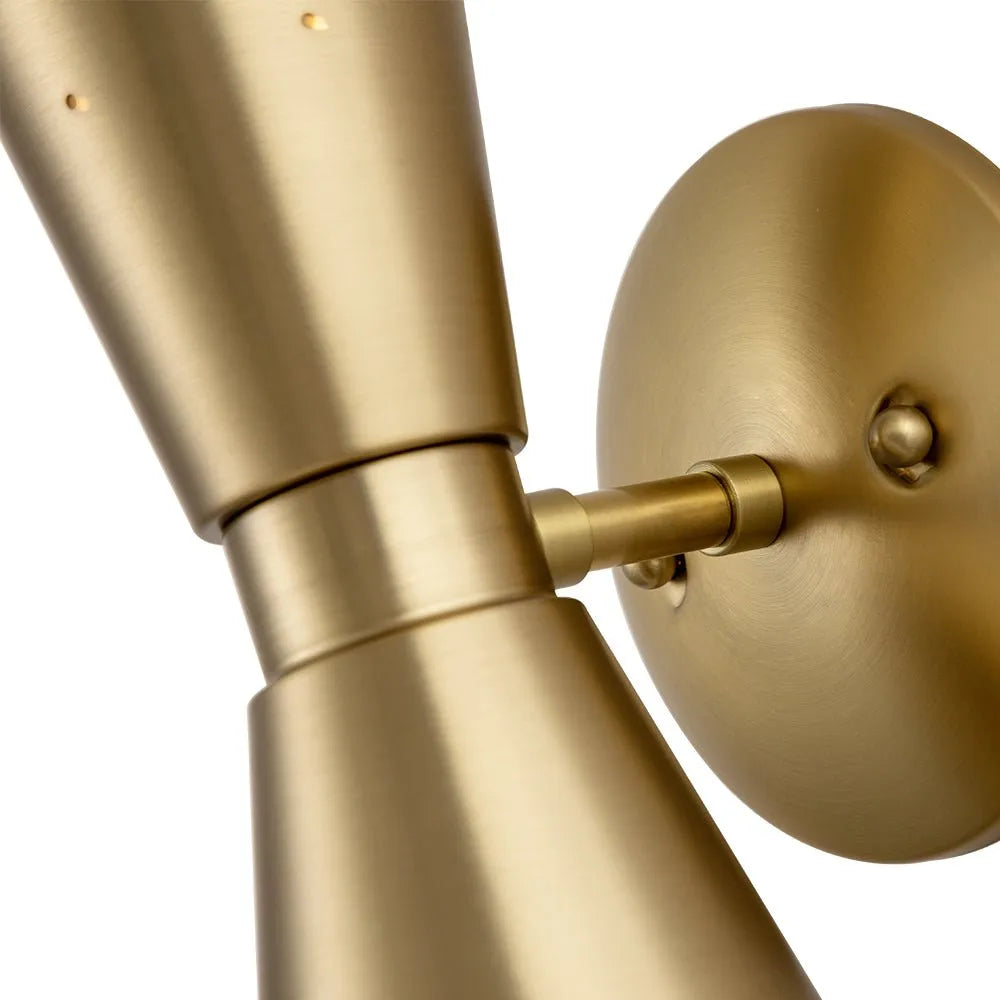 Orvella Hourglass Dual-Light Wall Sconce