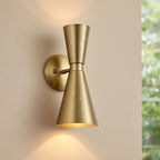 Orvella Hourglass Dual-Light Wall Sconce
