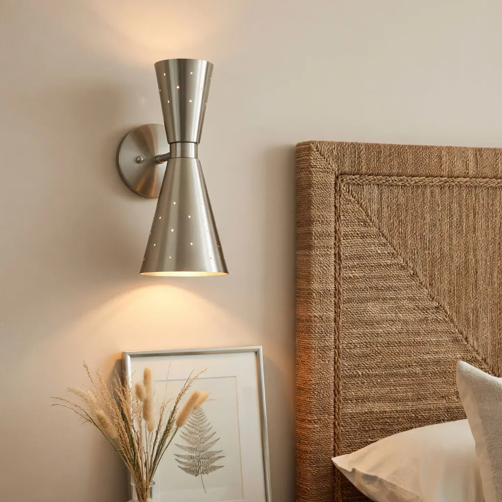 Orvella Hourglass Dual-Light Wall Sconce