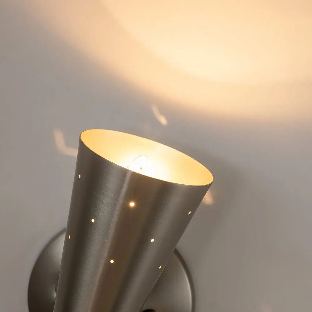 Orvella Hourglass Dual-Light Wall Sconce