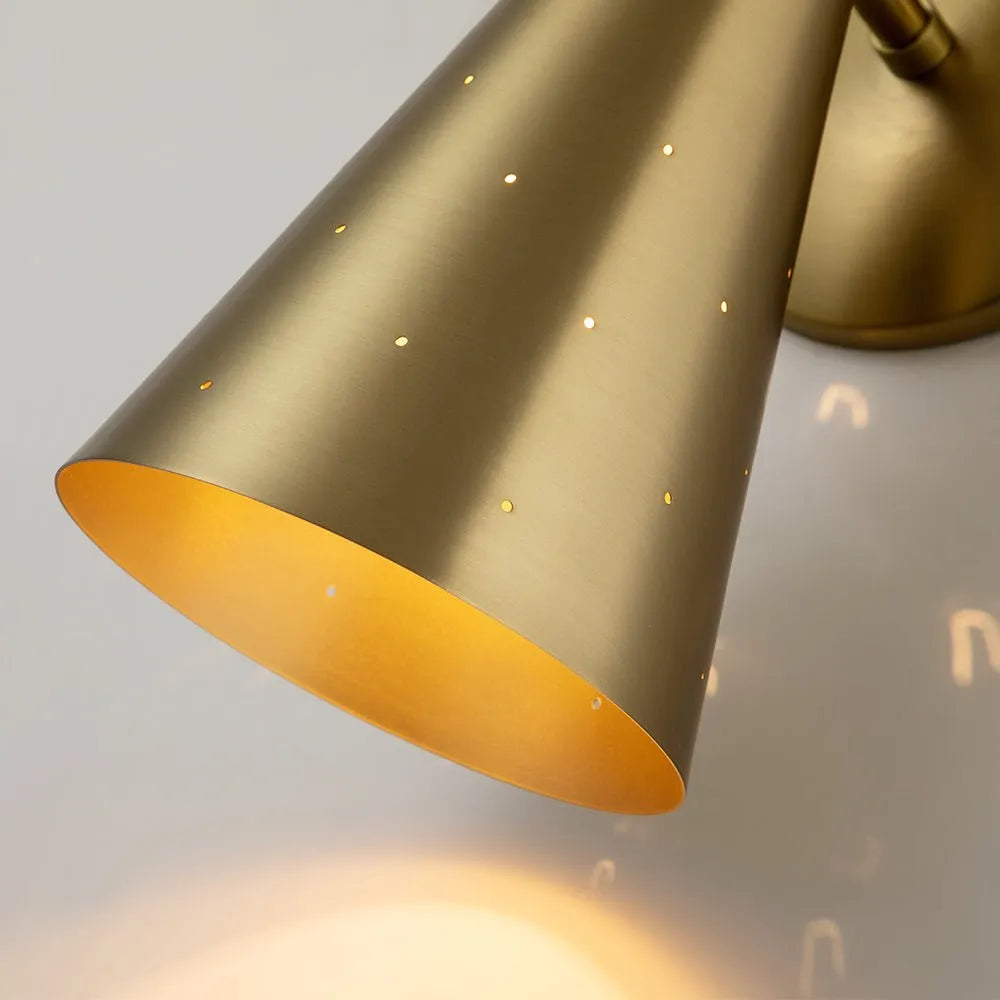 Orvella Hourglass Dual-Light Wall Sconce