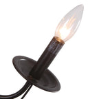 Orvelle Minimal Candle Metal Chandelier Light