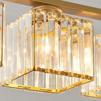 Solis Linear Glass Island Pendant Light