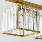 Solis Linear Glass Island Pendant Light