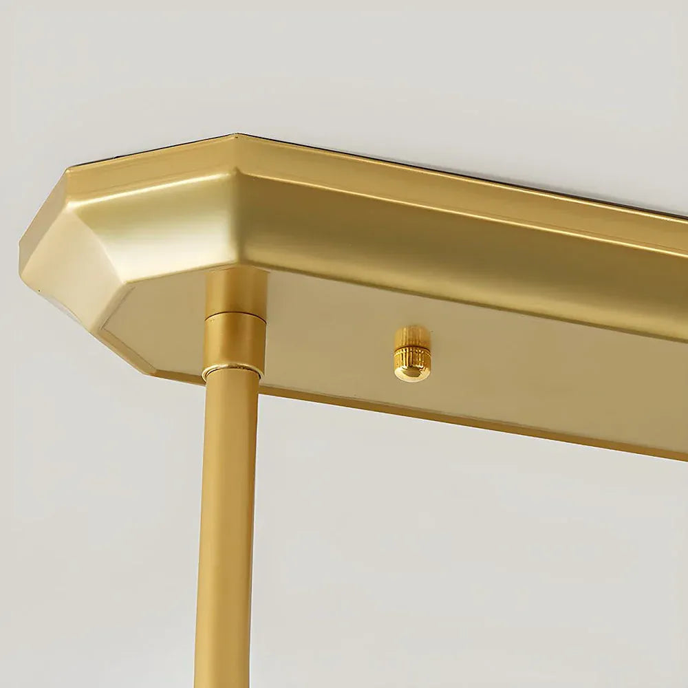 Solis Linear Glass Island Pendant Light