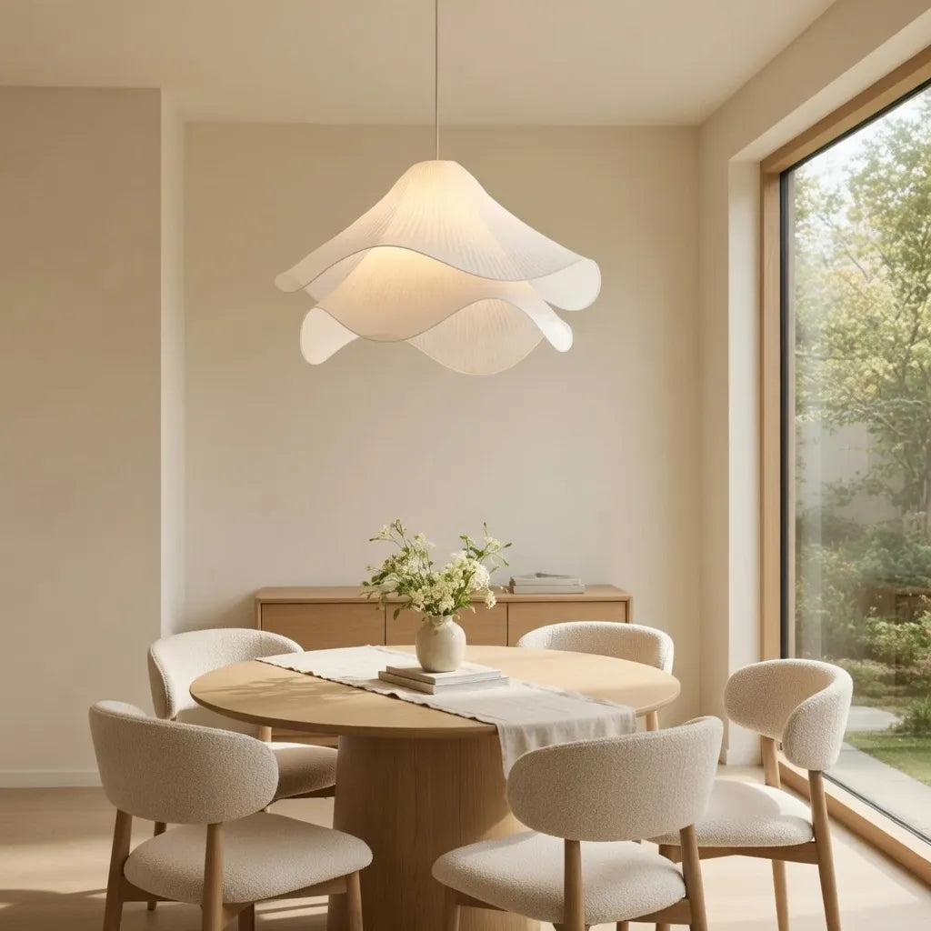 Sora Japandi Fabric Pendant Light