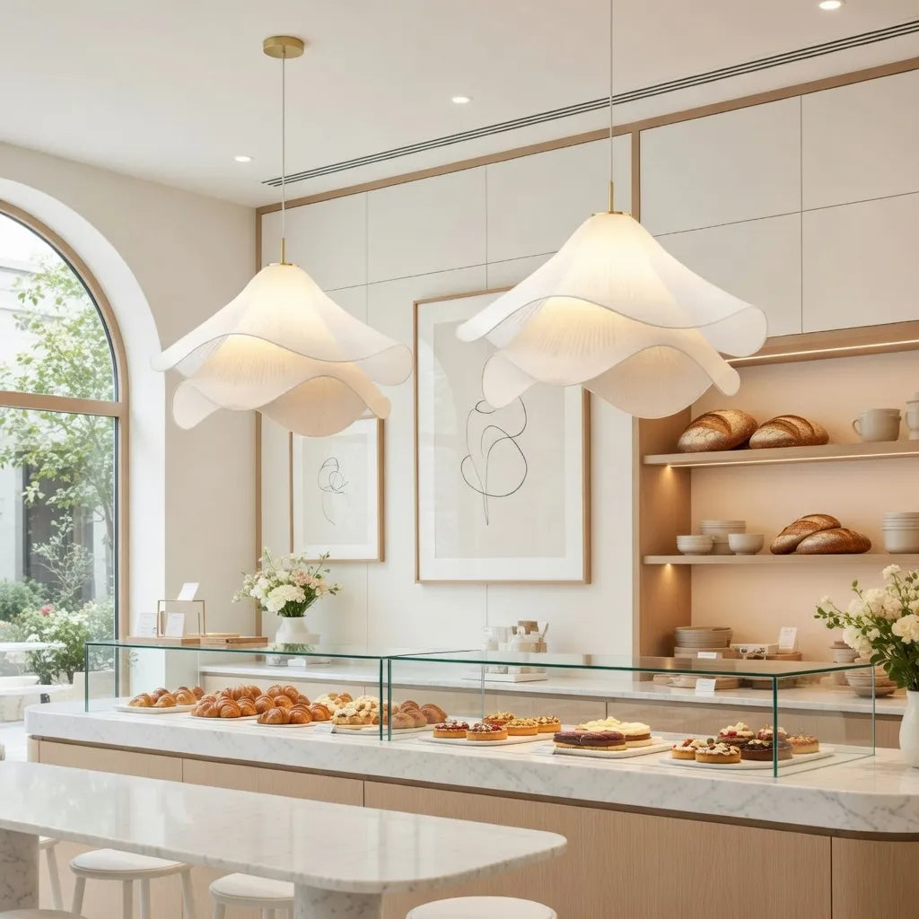 Sora Japandi Fabric Pendant Light