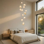Strata Architectural Staircase Chandelier Light