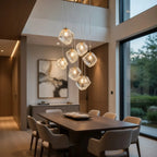 Strata Architectural Staircase Chandelier Light
