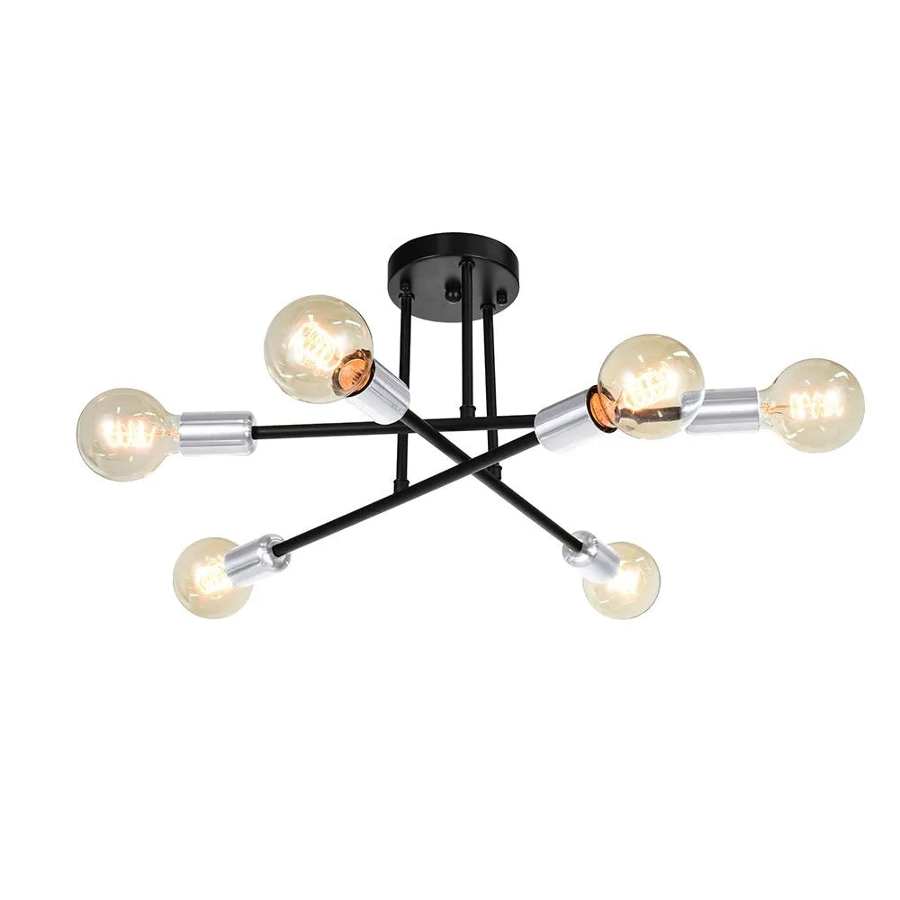 Virex Starburst Semi Flush Mount Ceiling Light