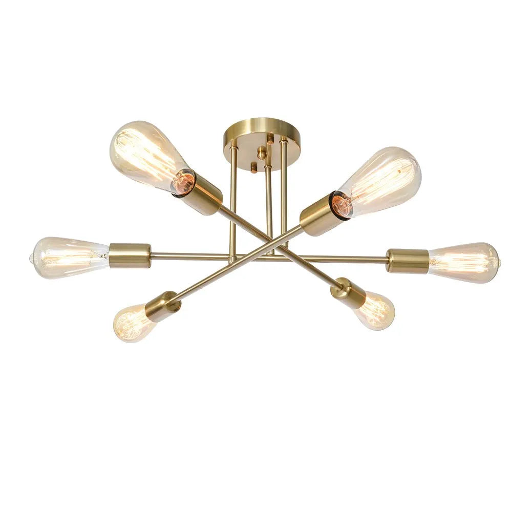 Virex Starburst Semi Flush Mount Ceiling Light