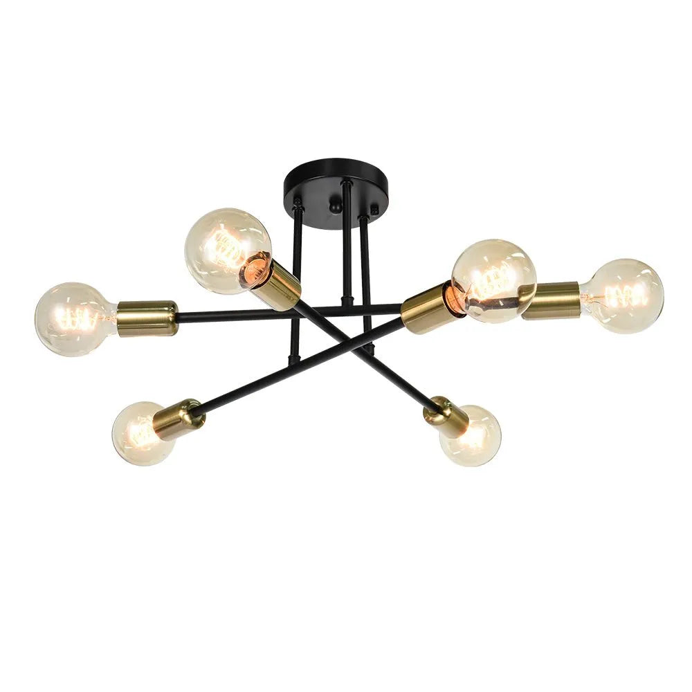 Virex Starburst Semi Flush Mount Ceiling Light